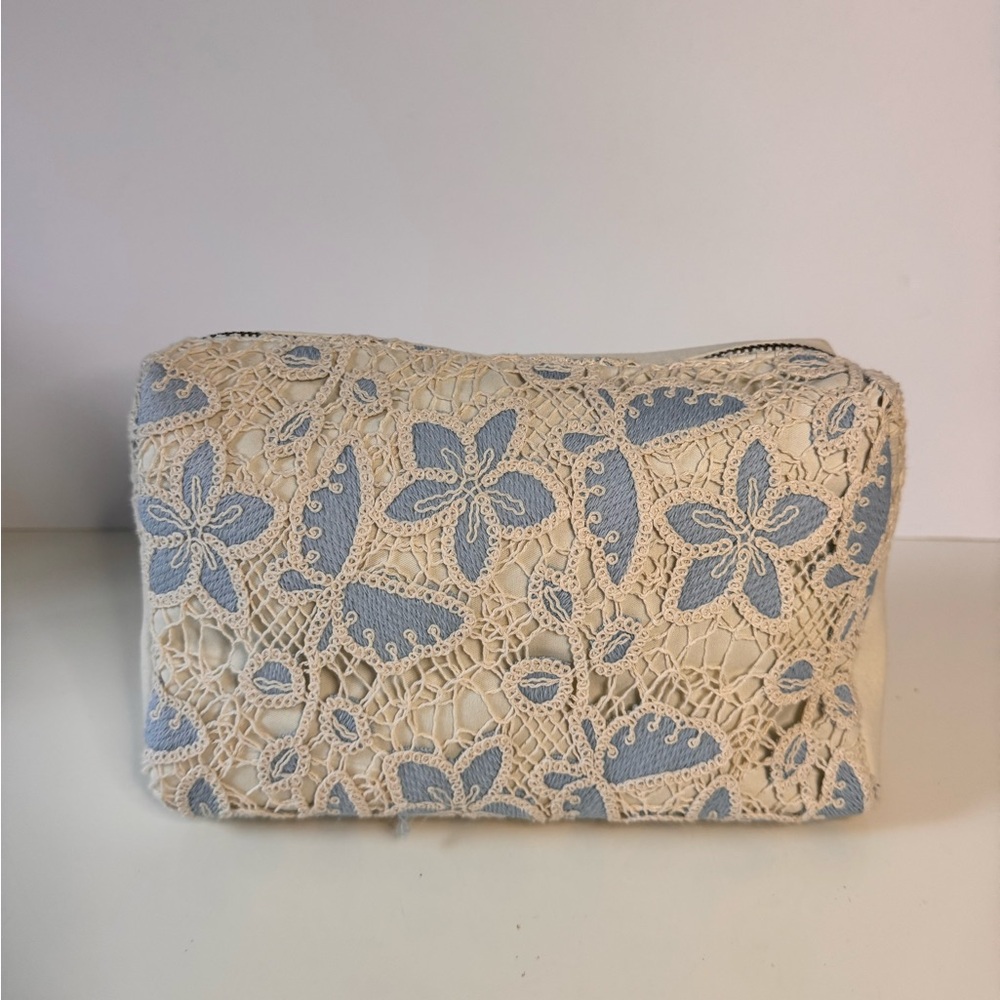 Revive Vintage Vegan Elegant Lace Floral Women Bag